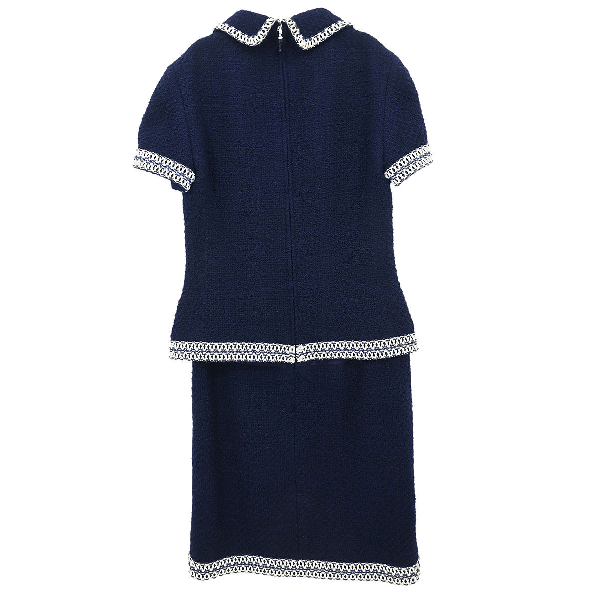 Chanel 1994 Setup Top Skirt Navy #36