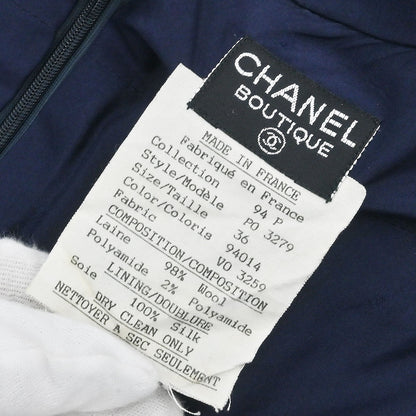 Chanel 1994 Setup Top Skirt Navy #36