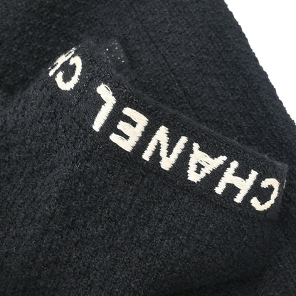 Chanel 1995 Collarless Jacket Black #40