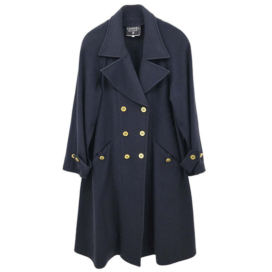 Chanel 1994 Coat Black #36