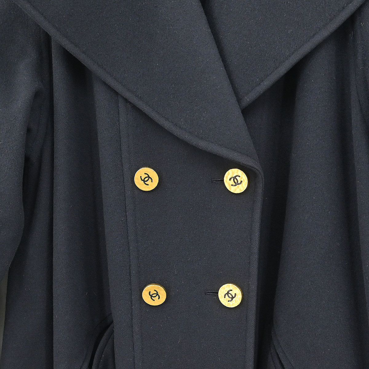 Chanel 1994 Coat Black #36