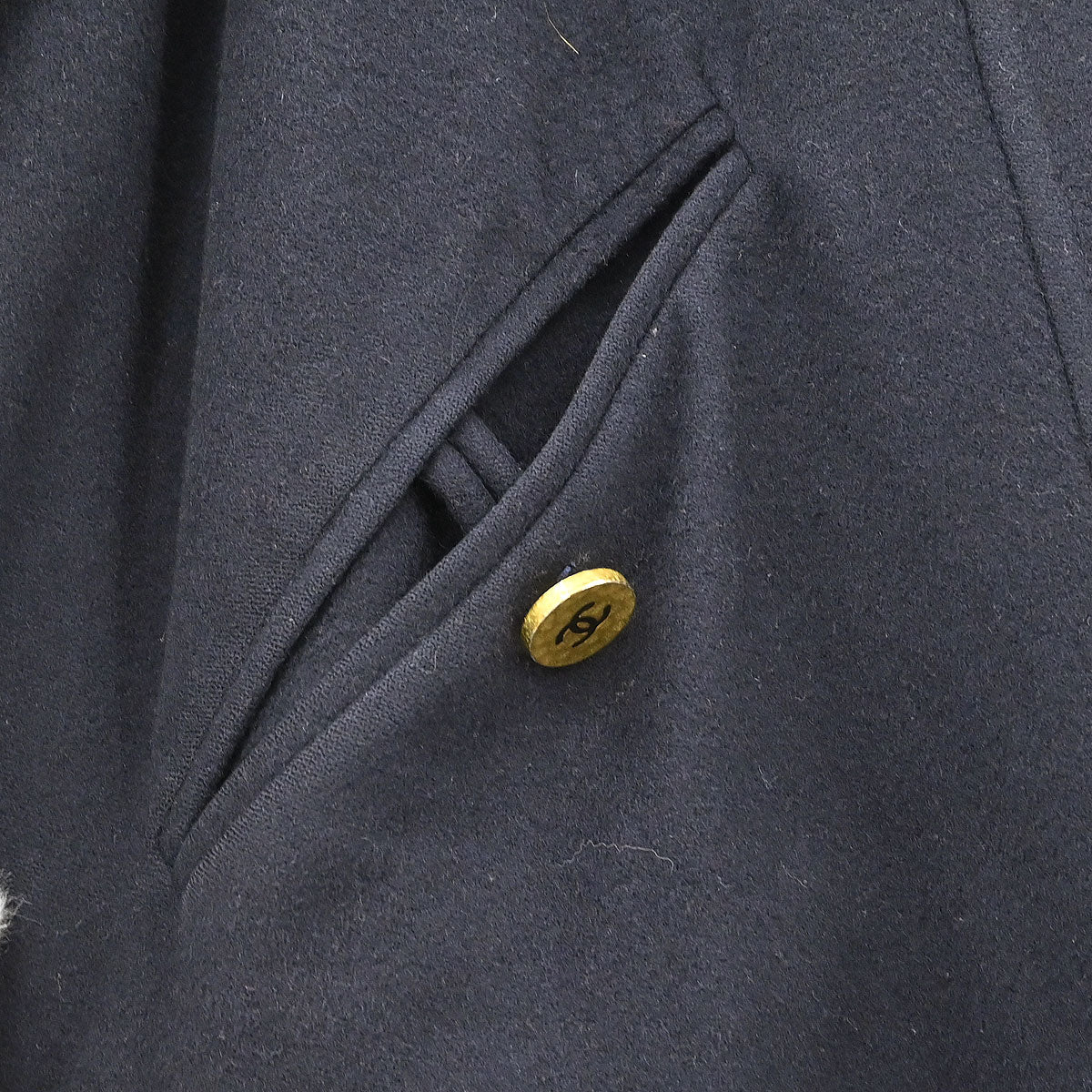 Chanel 1994 Coat Black #36