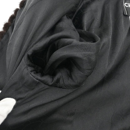 Chanel 2003 Collarless Jacket Black #40