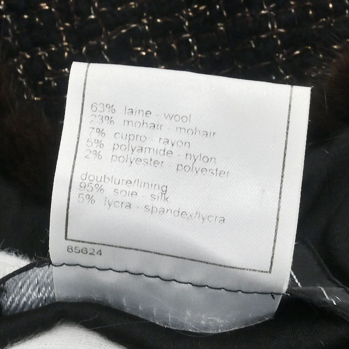 Chanel 2003 Collarless Jacket Black #40