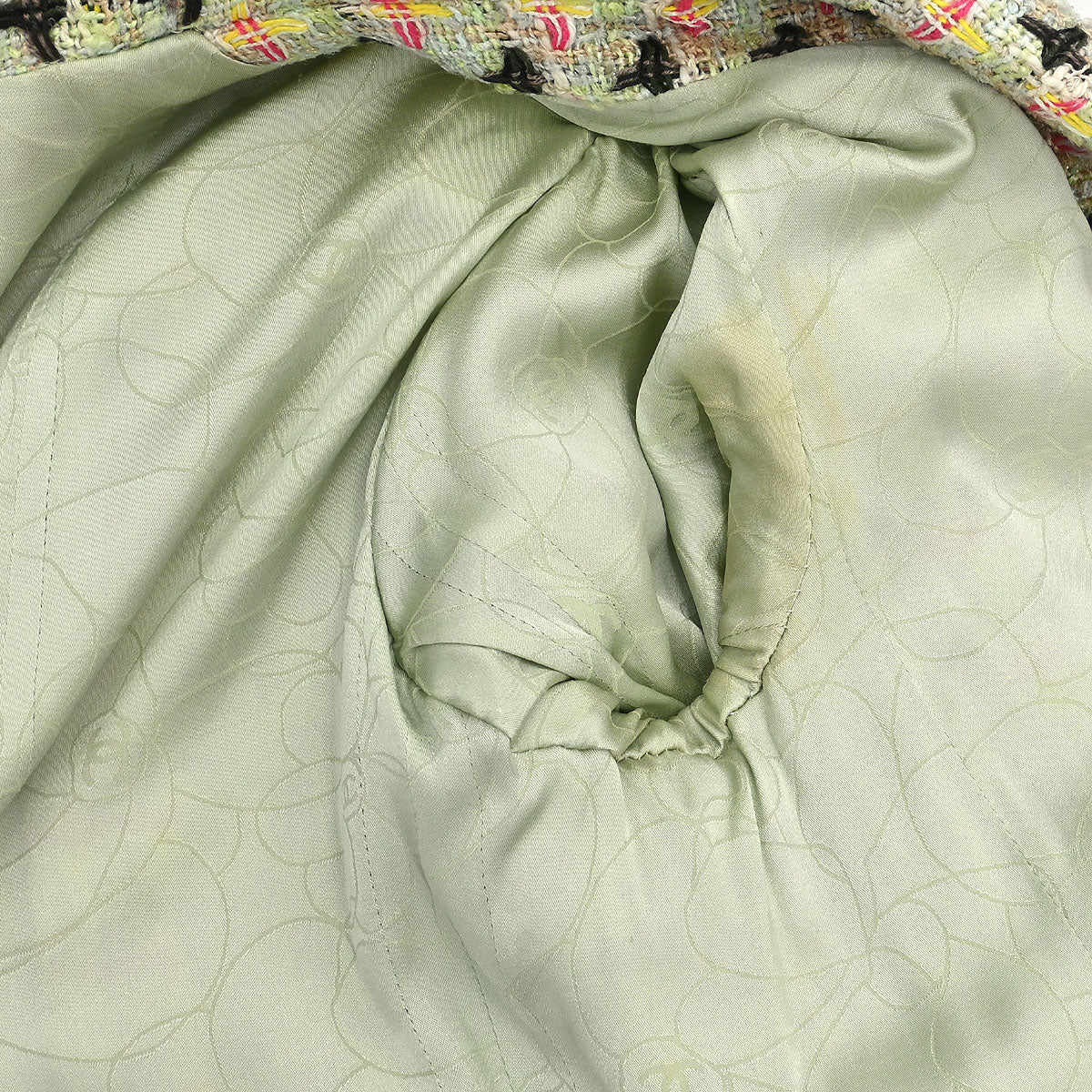 Chanel 2002 Jacket Tweed Green #36