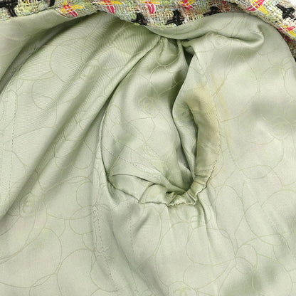 Chanel 2002 Jacket Tweed Green #36