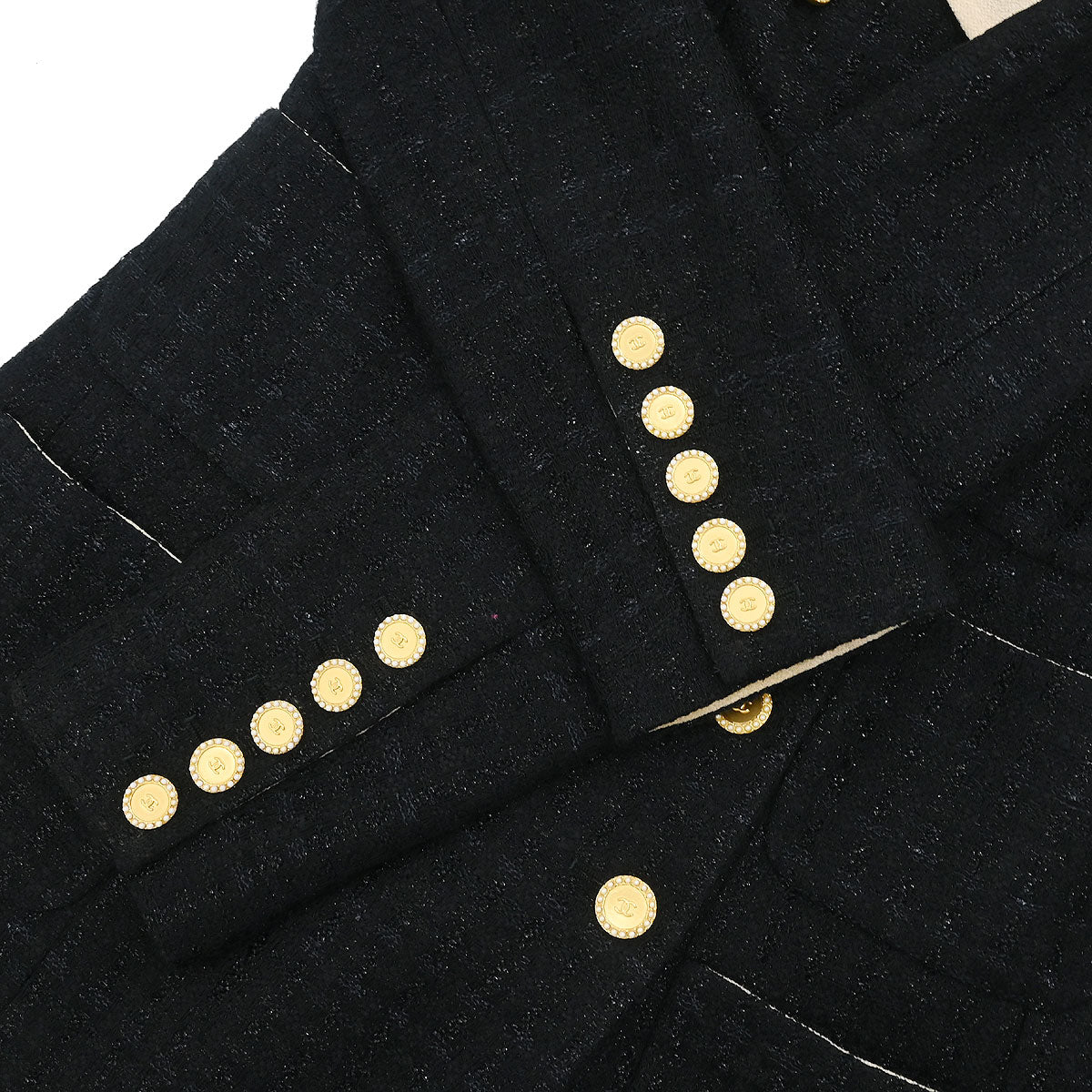 Chanel 2002 Coat Black #36