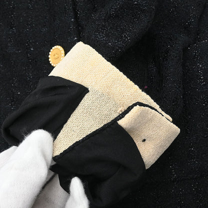Chanel 2002 Coat Black #36