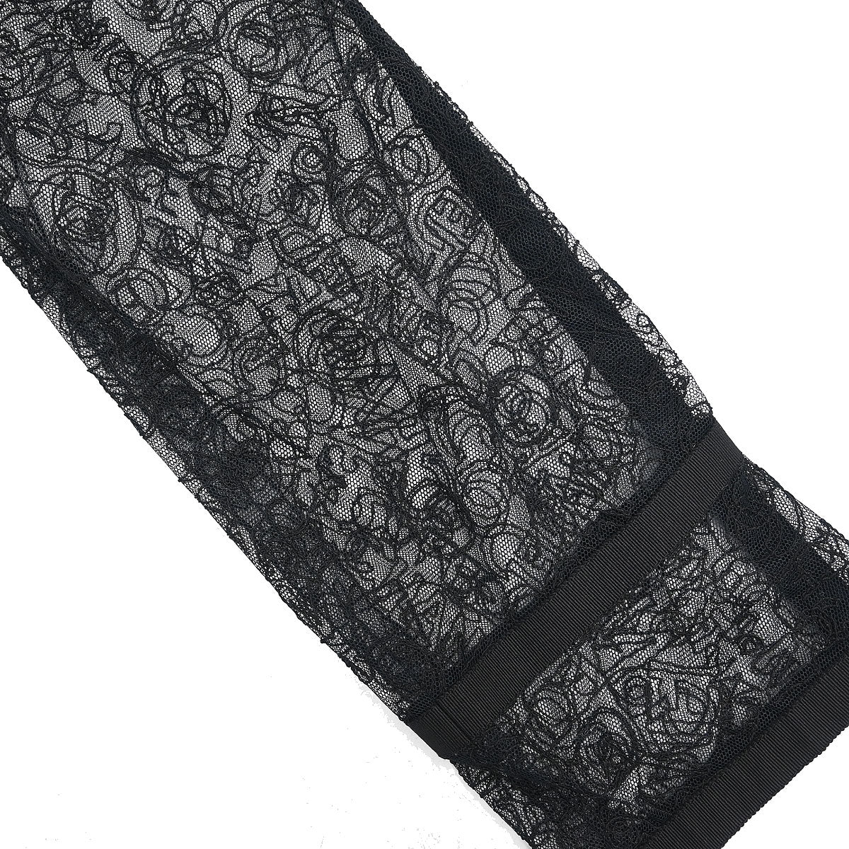 Chanel Lace Cardigan Black #38