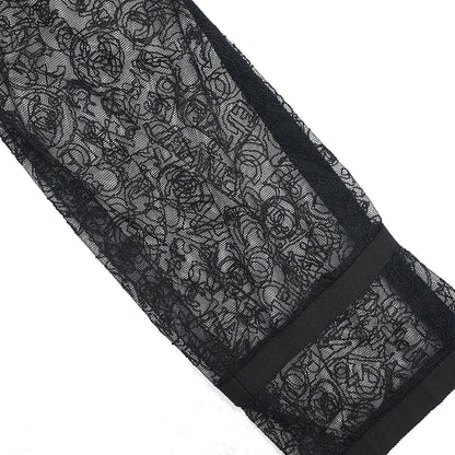 Chanel Lace Cardigan Black #38