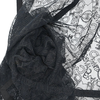Chanel Lace Cardigan Black #38