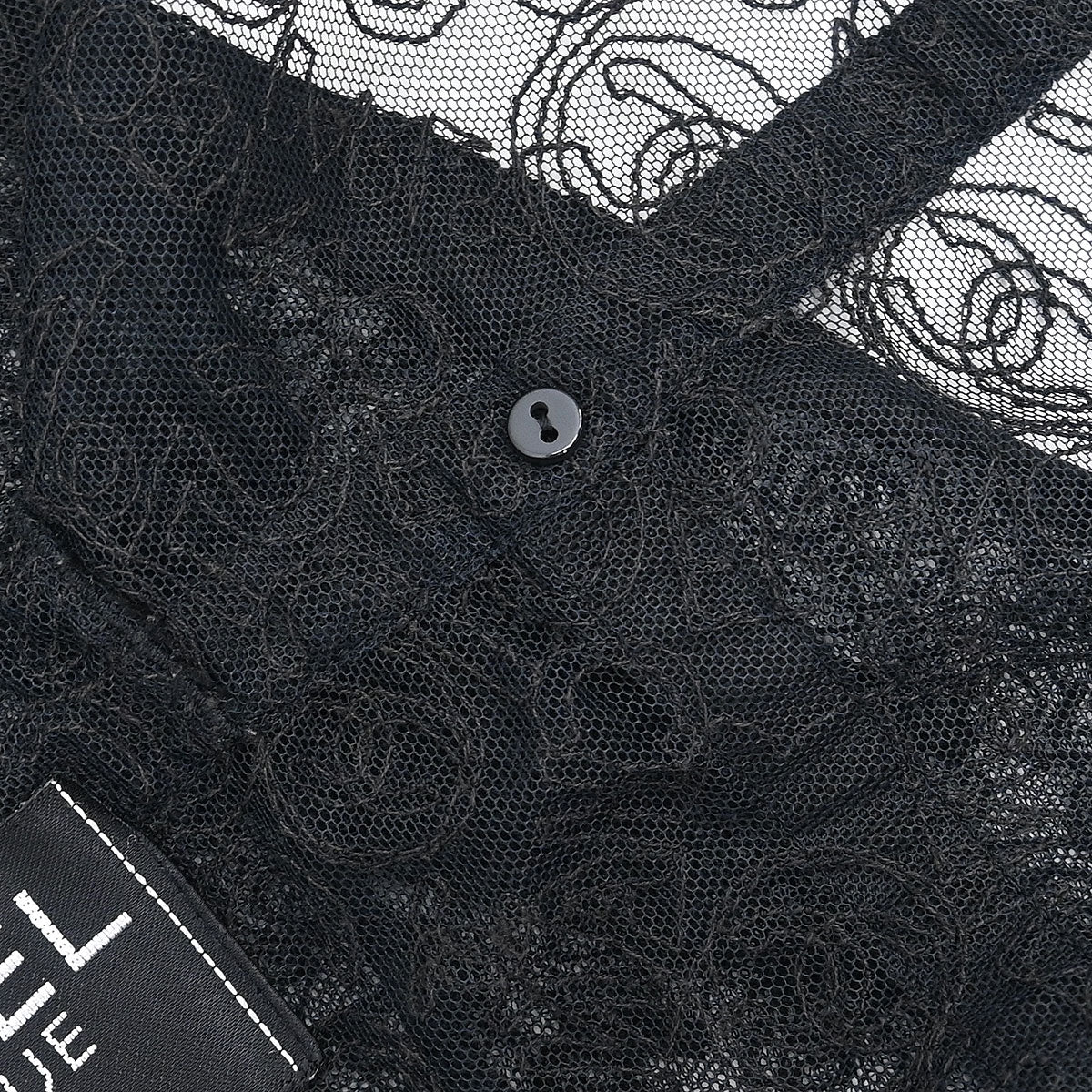 Chanel Lace Cardigan Black #38