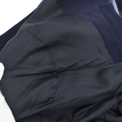Chanel 1996 Collarless Jacket Navy 96P #44