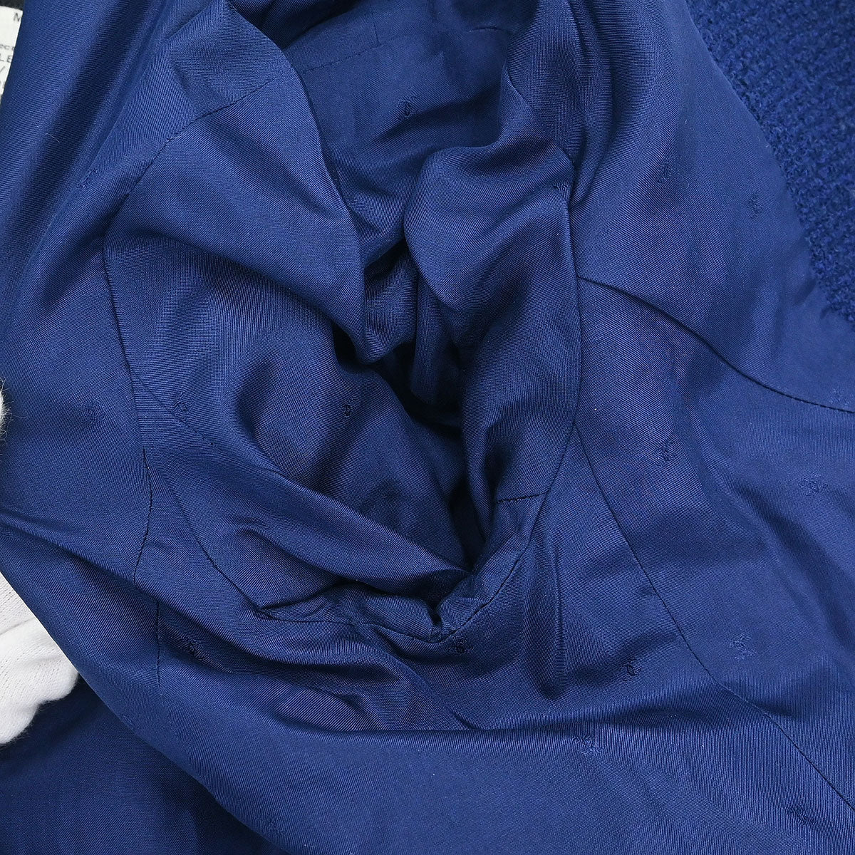 Chanel 1995 Collarless Jacket Navy #36