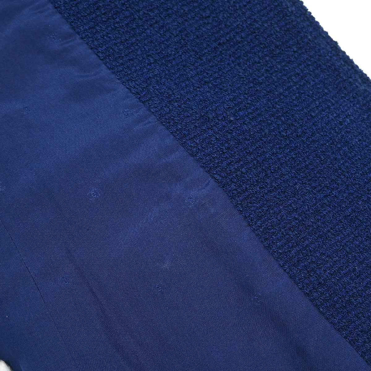 Chanel 1995 Collarless Jacket Navy #36