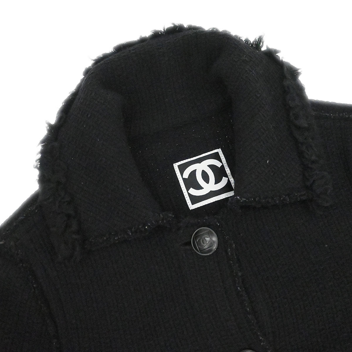Chanel 2008 Sport Line Single Breasted Jacket Black #38