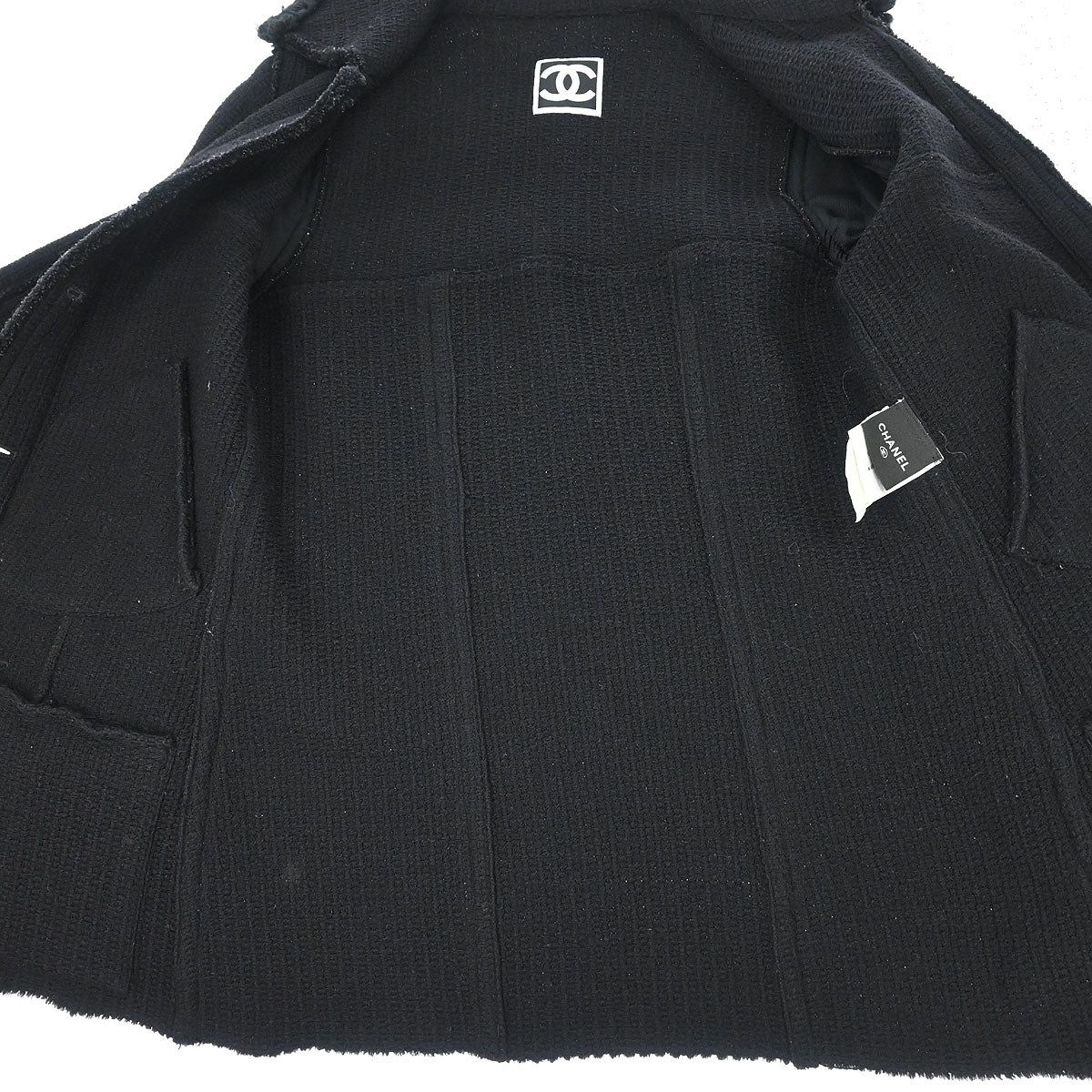 Chanel 2008 Sport Line Single Breasted Jacket Black #38