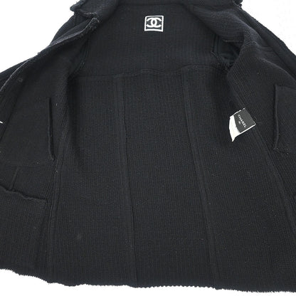 Chanel 2008 Sport Line Single Breasted Jacket Black #38