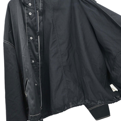 Chanel Hooded Zip Up Jacket Black