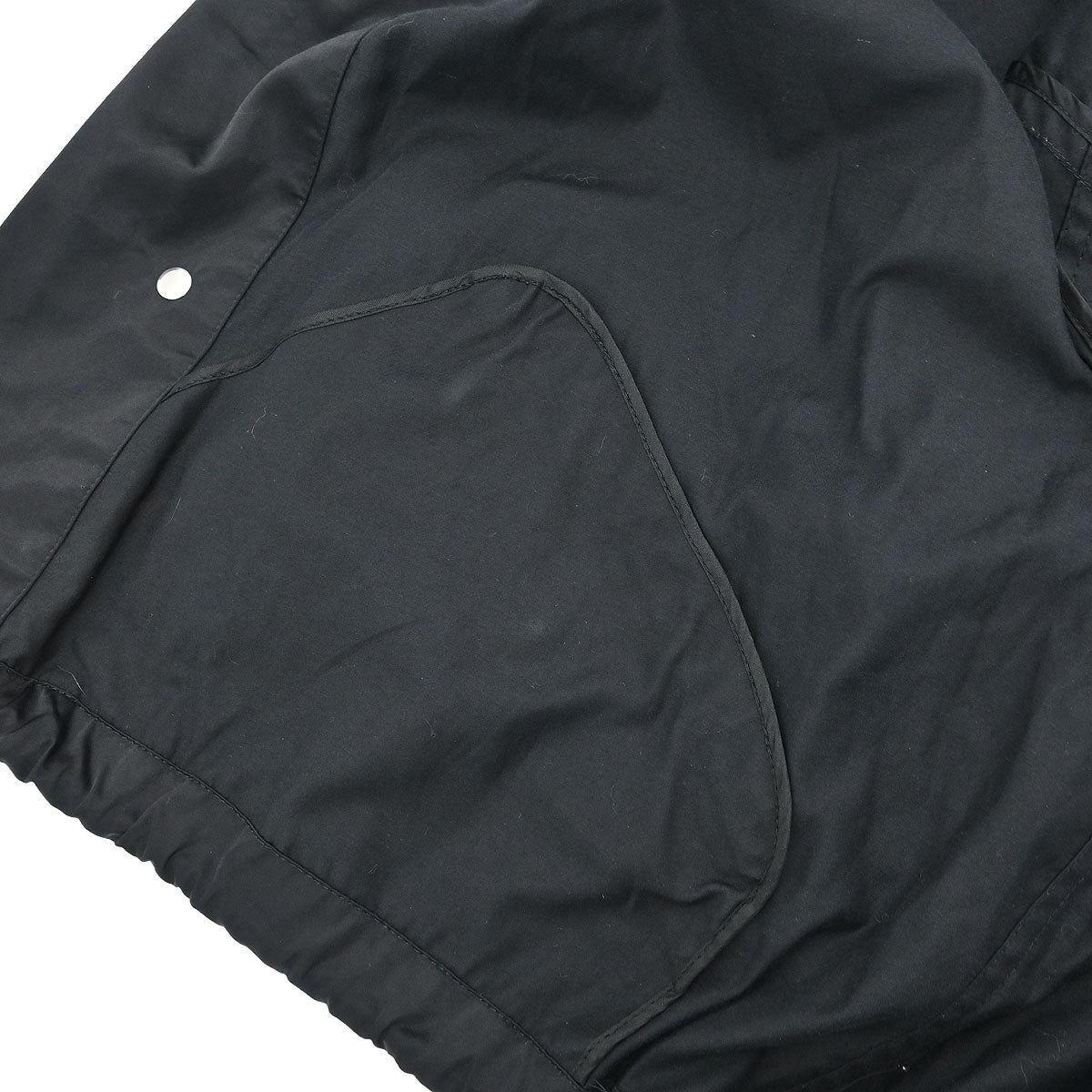 Chanel Hooded Zip Up Jacket Black