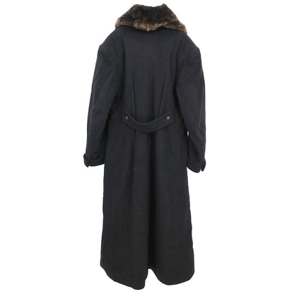 Chanel 1997 Bieber Fur Collar Cashmere Coat #38