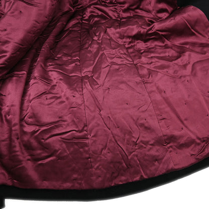 Chanel 1997 Bieber Fur Collar Cashmere Coat #38