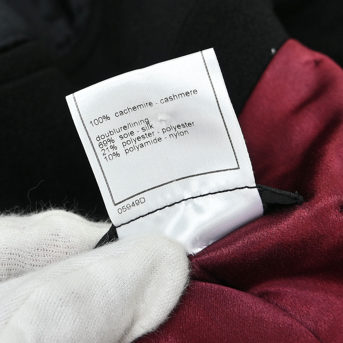 Chanel 1997 Bieber Fur Collar Cashmere Coat #38