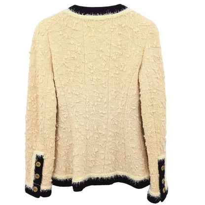 Chanel 1994 Collarless Jacket Ivory #36
