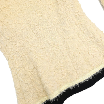 Chanel 1994 Collarless Jacket Ivory #36