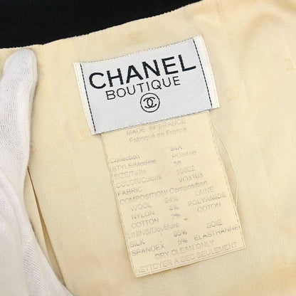 Chanel 1994 Collarless Jacket Ivory #36