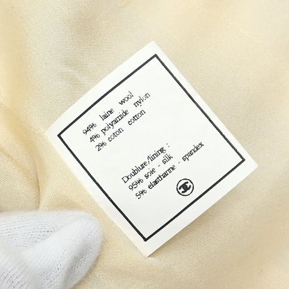 Chanel 1994 Collarless Jacket Ivory #36