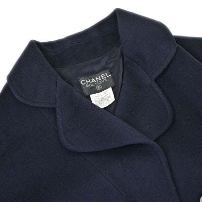 Chanel 1995 Coat Navy #40