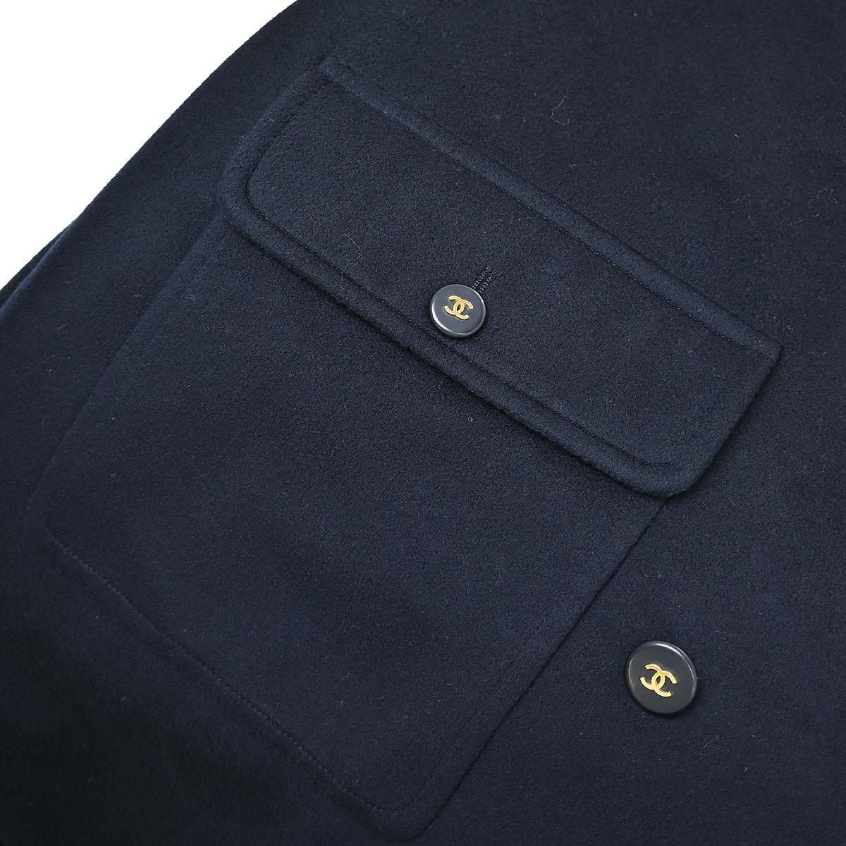 Chanel 1995 Coat Navy #40