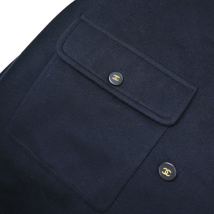 Chanel 1995 Coat Navy #40
