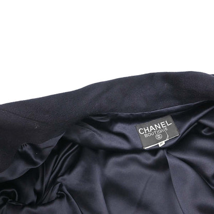 Chanel Long Coat Navy #40