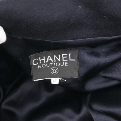 Chanel Long Coat Navy #40