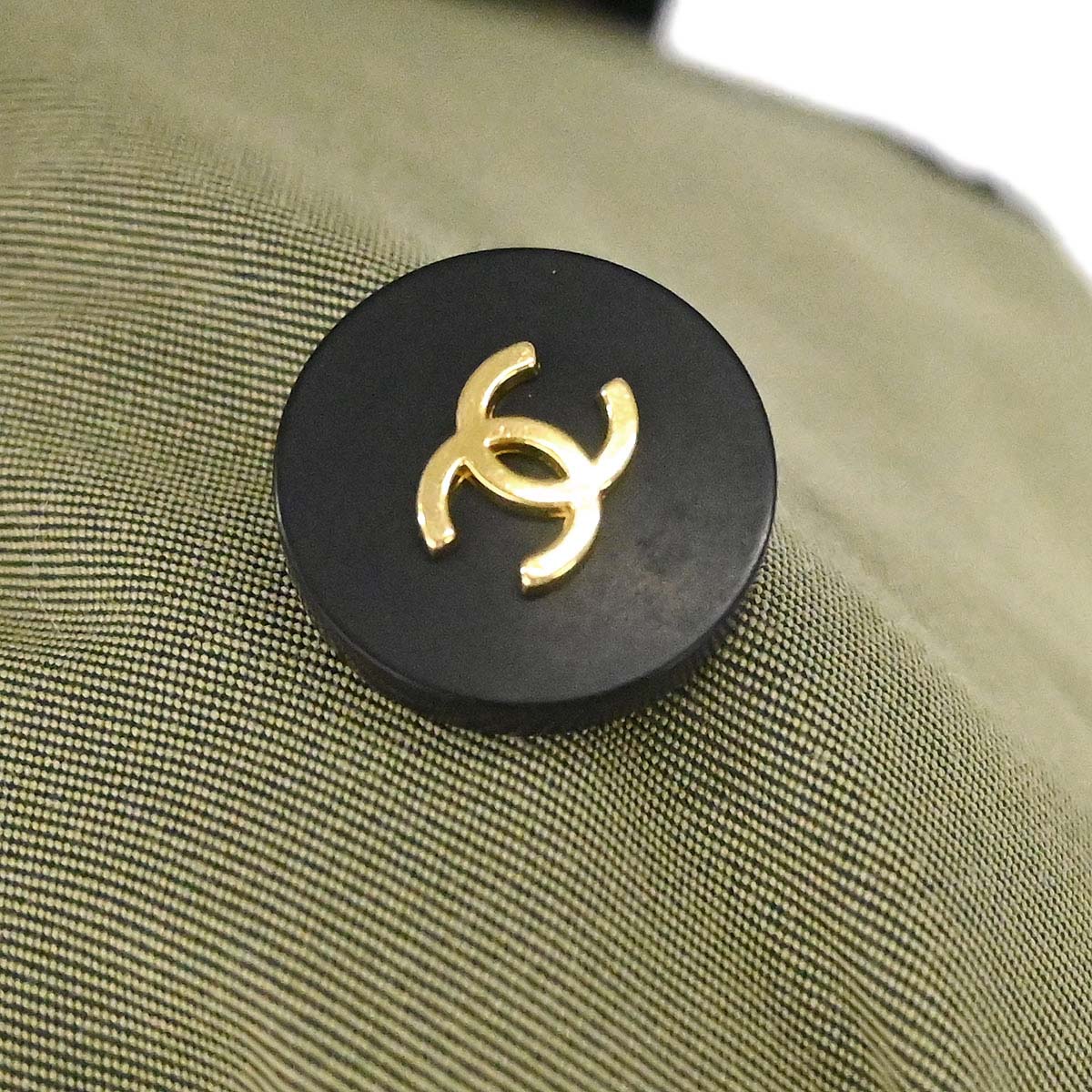 Chanel Trench Coat Khaki #38
