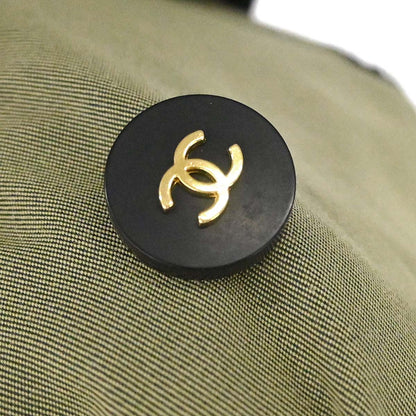 Chanel Trench Coat Khaki #38