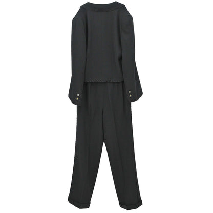 Chanel 1995 Setup Jacket Pants Black #38