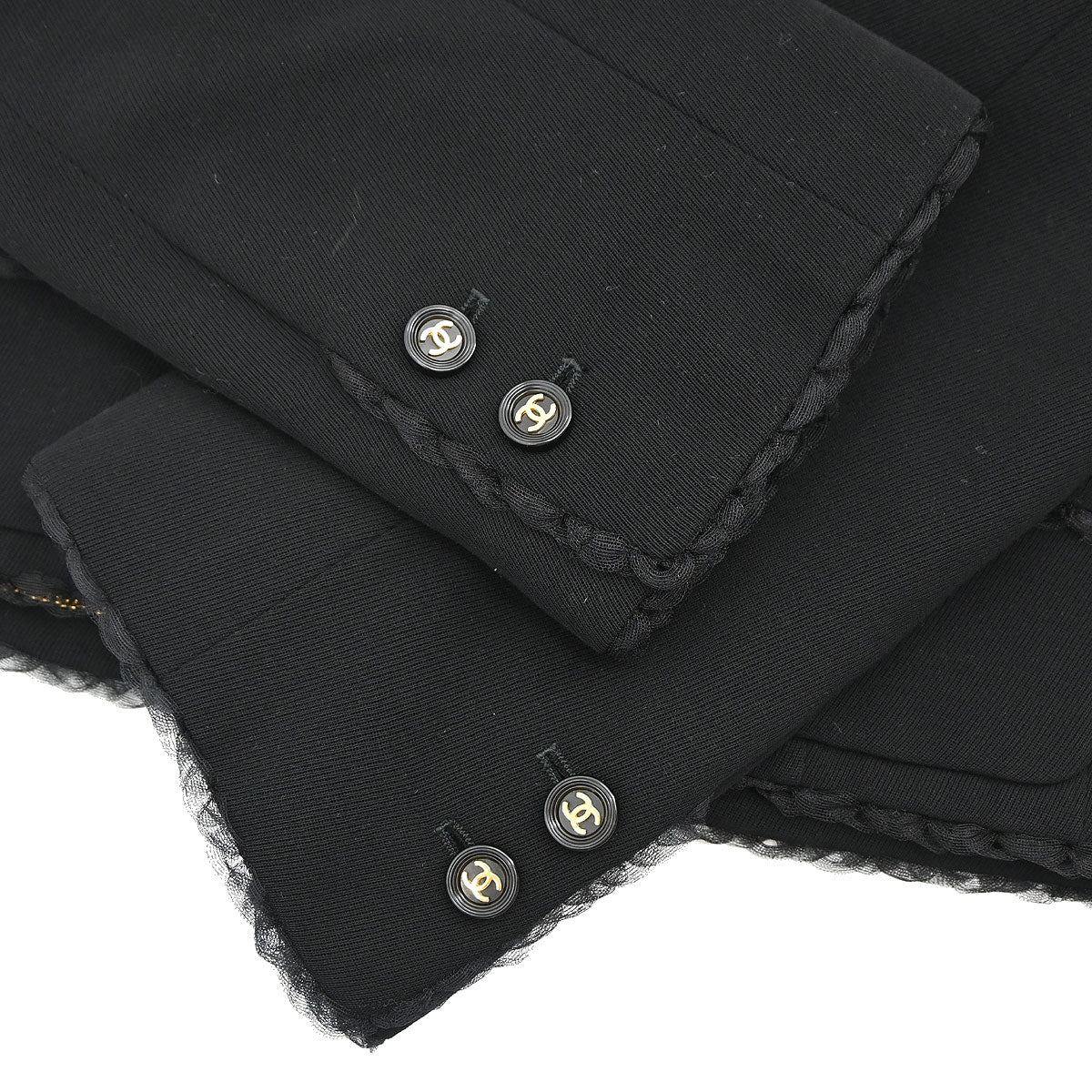 Chanel 1995 Setup Jacket Pants Black #38