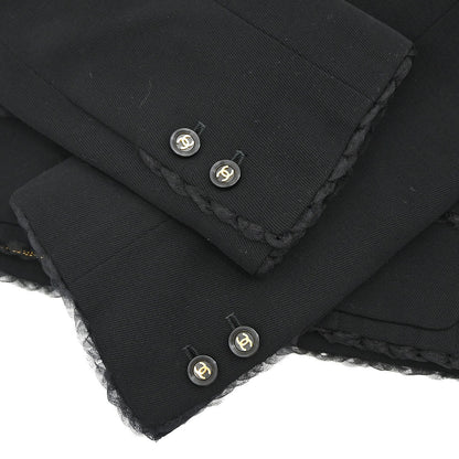Chanel 1995 Setup Jacket Pants Black #38
