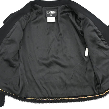 Chanel 1995 Setup Jacket Pants Black #38