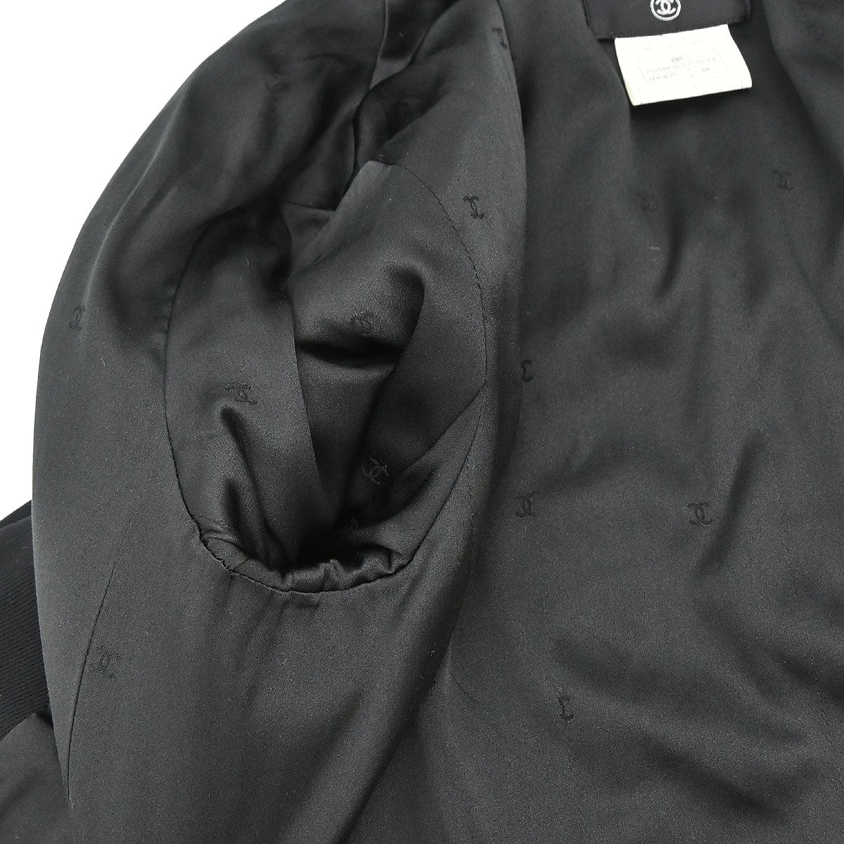 Chanel 1995 Setup Jacket Pants Black #38