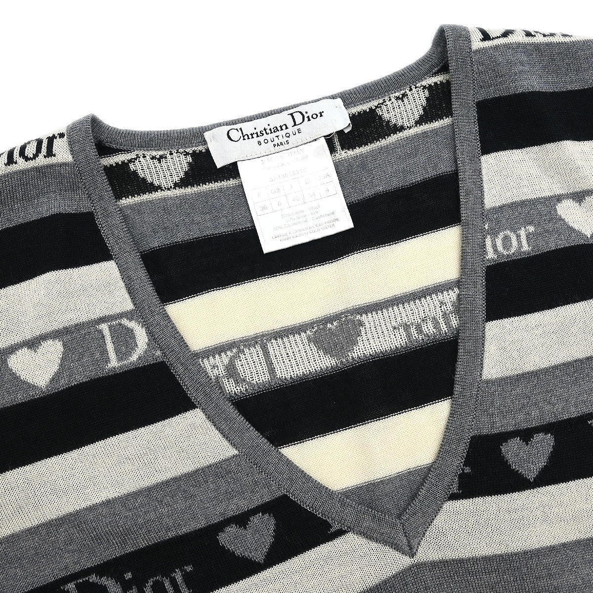 Christian Dior 2005 Long Sleeve Top Gray #36