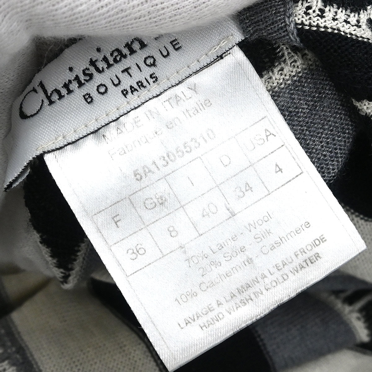 Christian Dior 2005 Long Sleeve Top Gray #36