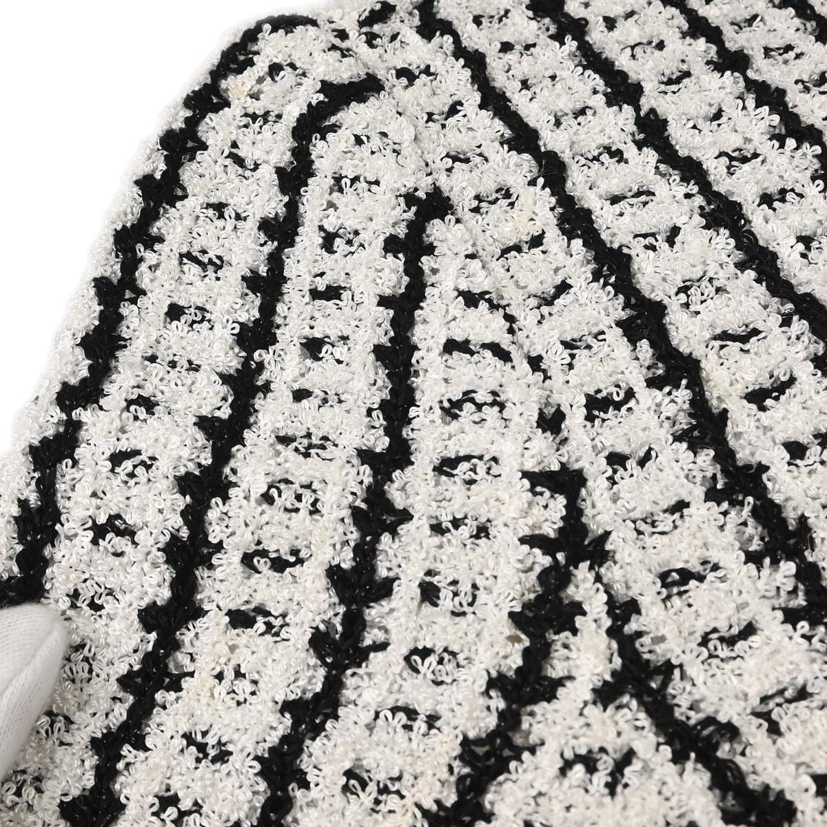 Chanel 1997 Tweed Cardigan Black #42