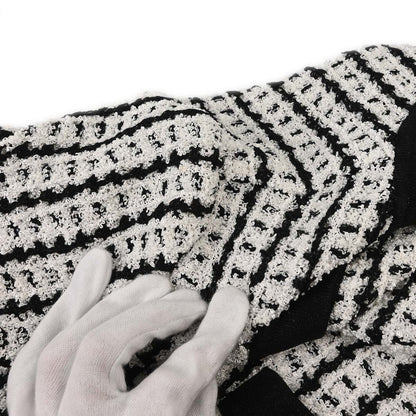 Chanel 1997 Tweed Cardigan Black #42