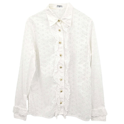 Chanel Blouse Shirt White