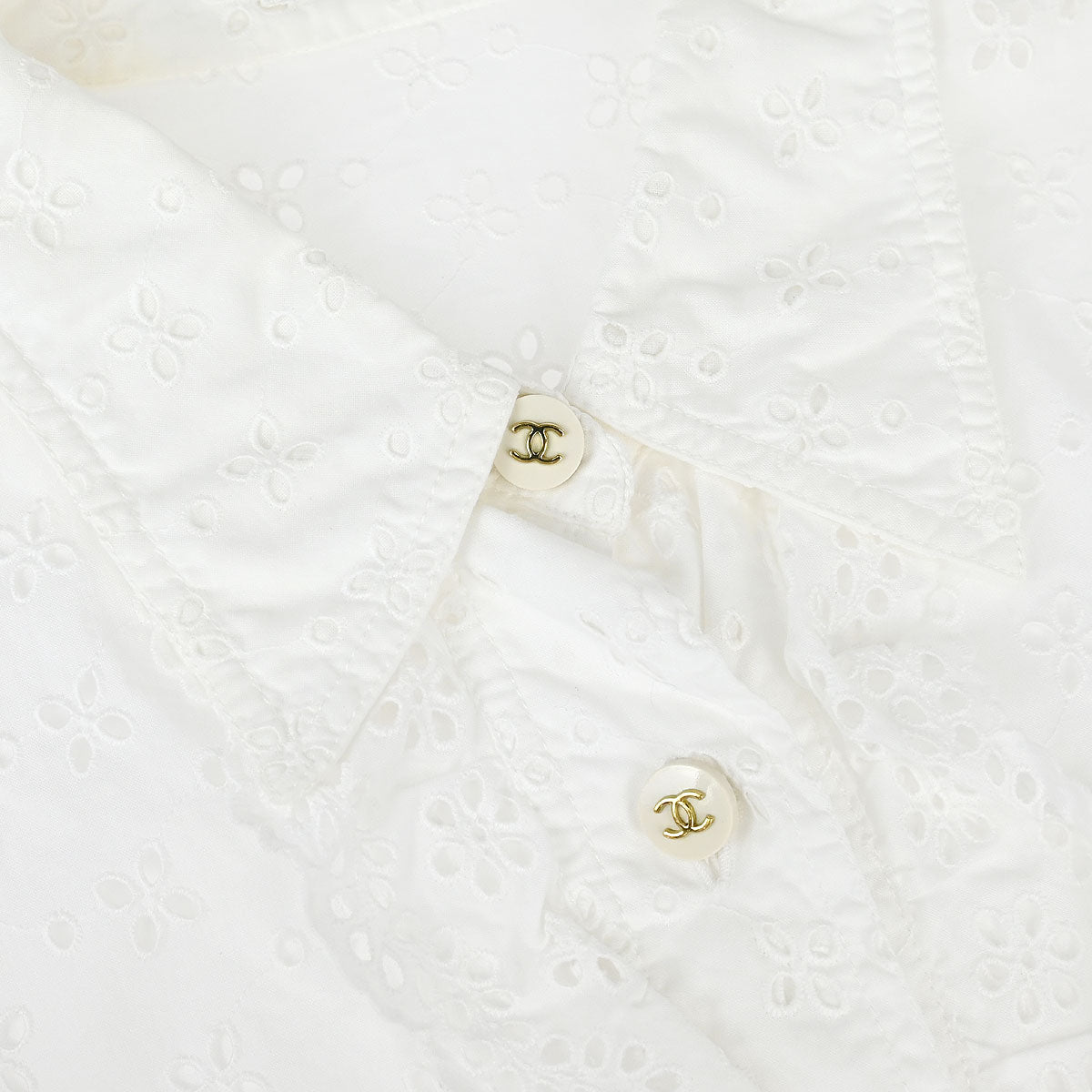 Chanel Blouse Shirt White