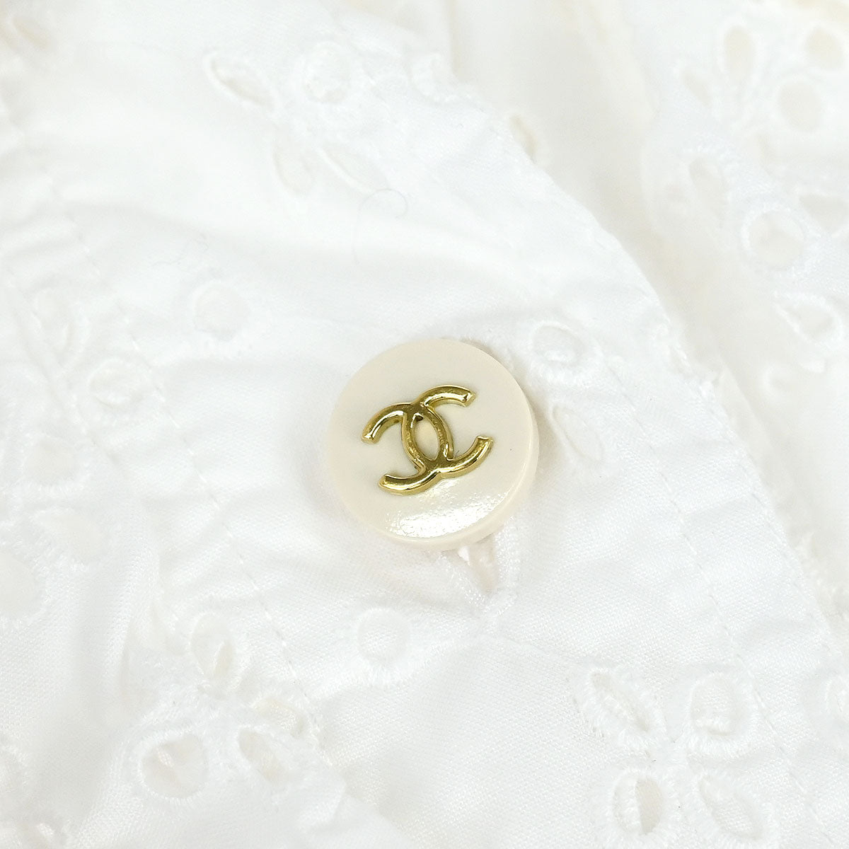 Chanel Blouse Shirt White